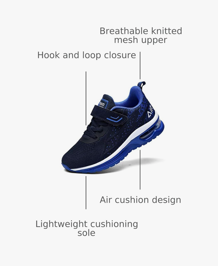 MEHOTO Kid Tennis Running Shoes, Athletic School Sport Shoes Lightweight Breathable Walking Sneakers for Boys Girls, Size 36