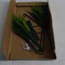 YXFOOR Cute Set of 2 Small Wall Hanging Planters, 10x5 Inch Mini Geometric Wall Vase with Artificial Plants, Compact Boho Farmhouse Decor for Bathroom, Living Room, Bedroom, Office (Black)