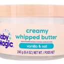 Baby Magic Creamy Whipped Butter, Vanilla & Oat, Helps Keep Skin Feeling Healthy and Baby Soft, Hypoallergenic, 8.4 fl oz.