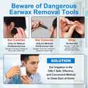 Ear Irrigation Kit, Manual Earwax Removal, Safe Ear Cleaning for Built-Up Wax, Effective Ear Irrigation Flushing System, Gentle Ear Flushing Kit for Adults and Kids at Home