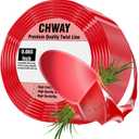 065 Weed Wacker String, 280FT Twisted Weed Eater String, String Trimmer Line Fits Medium & Heavy Grass & Weeds, 065 Trimmer String for Universal Replacement, Weedeater Line of Red Premium Nylon