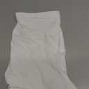 MOREFEEL High Waisted Biker Shorts for Women-3''/5'' Gym Bike Spandex Workout Shorts Tummy Control Shorts for Women White Summer Gifts Leggings Pants Compression Volleyball Shorts (White,S-M)