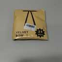 24 Pcs Velvet Ribbon Christmas Tree Bows Bow Tree Topper Door Garland Decor Vintage Wreath Bow Velvet Bows Ornaments for Christmas Trees Gifts Party Door Garland Wreath Deco (Khaki)