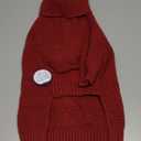 cyeollo Dog Sweater Pullover Turtleneck for Dogs Girl, Classic Knitwear Fall Winter Cold Weather Pet Clothes Warm Pet Apparel Small Medium Large Dog Sweaters, Burgundy, Size: L