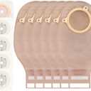 30PCS Colostomy Bags, Two-Piece Ostomy Supplies 2 Piece Ostomy Bags Colostomy Supplies Flat Drainable Pouches for Ileostomy & Stoma Care Cut-to-Fit 15-57mm (20pcs Bags+10pcs wafers)