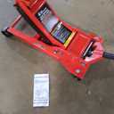 BIG RED AT84007R Torin Hydraulic Low Profile Service/Floor Jack with Dual Piston Quick Lift Pump, 4 Ton (8,000 lb) Capacity, Red