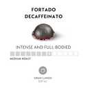 Nespresso Capsules Vertuo, Fortado Decaffeinato, Gran Lungo, 30-Count Coffee Pods, Brews 5.0 oz. (EXP 12/31/25)