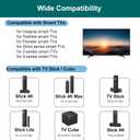 Luyeper Replacement TV Remote for Amazon Fire Stick (4K Max, 4K, HD), Firestick 3rd Gen, TV Cube and Insignia, Toshiba Smart TVs with Voice Control
