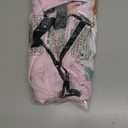 Flower Letter B Pink Luggage Cover Elastic Washable Stretch Suitcase Protector Anti-Scratch Travel Suitcase Cover for Kid and Adult L (25-28 inch suitcase)