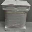 BOBOMOMO 20" Rustic Bedside Lamps Set of 2- Vintage Resin Table Lamps for Nightstands with Linen Shades, Farmhouse Lamps for Living Room, Bedroom, and Hallway (Light Brown) - Ideal for Compact Spaces