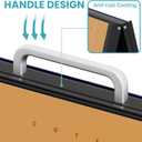 4 Pcs 24x36 Inch A-Frame Sidewalk Signs, Double-Sided Heavy Duty Sandwich Boards with Carry Handles, Business Folding Sign Holder for Outdoor Use, Frame Only
