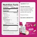 ONETANG Freeze-Dried Fruit Peach Chips, 9 Pack Single-Serve Pack, Non GMO, Kosher, No Add Sugar, Gluten free, Vegan, Holiday Mothers Day Gifts, Healthy Snack 0.35 Ounce, Best By: JUN/02/2026