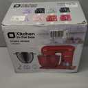 Kitchen in the box Stand Mixer, 4.5QT+5QT Two bowls Electric Food Mixer, 10 Speeds 3-IN-1 Kitchen Mixer for Daily Use with Egg Whisk,Dough Hook,Flat Beater (Turquoise Green, 5QT)