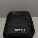 ORKELS Piano Keyboard Case, 10mm Pearl Cotton Full Padded Electric Piano Keyboard Gig Bag, with Handles, Adjustable Shoulder Straps, and Large Accessory Pocket (FOR-61-KEY KEYBOARD PIANO)