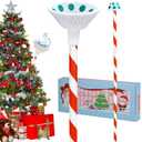 JJI Christmas Tree Watering System with Long Funnel Christmas Tree Watering Funnel Christmas Decorations (Mushroom Green)