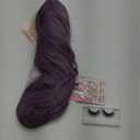 eNilecor Purple Lace 24 Inches Front Wig Women Long Synthetic Realistic Wavy Glueless Hair Replacement Wigs