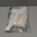 NICETOWN Natural Farmhouese Linen No Drill Roman Shades for Windows, French Front Door Curtain Solid Cordless Blinds for Farmhouse Door Window Covering with Light Filgtering, W26 x L40, 1Pc