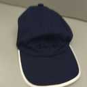 Brooks Brothers Mens Performance Baseball Cap with Rubberized Logo Woven One-Size Adjustable Hat, Navy/White (Blue)