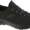 Skechers Women's Hands Free Slip-ins Summits Girls Night Sneaker (8.5, Black)