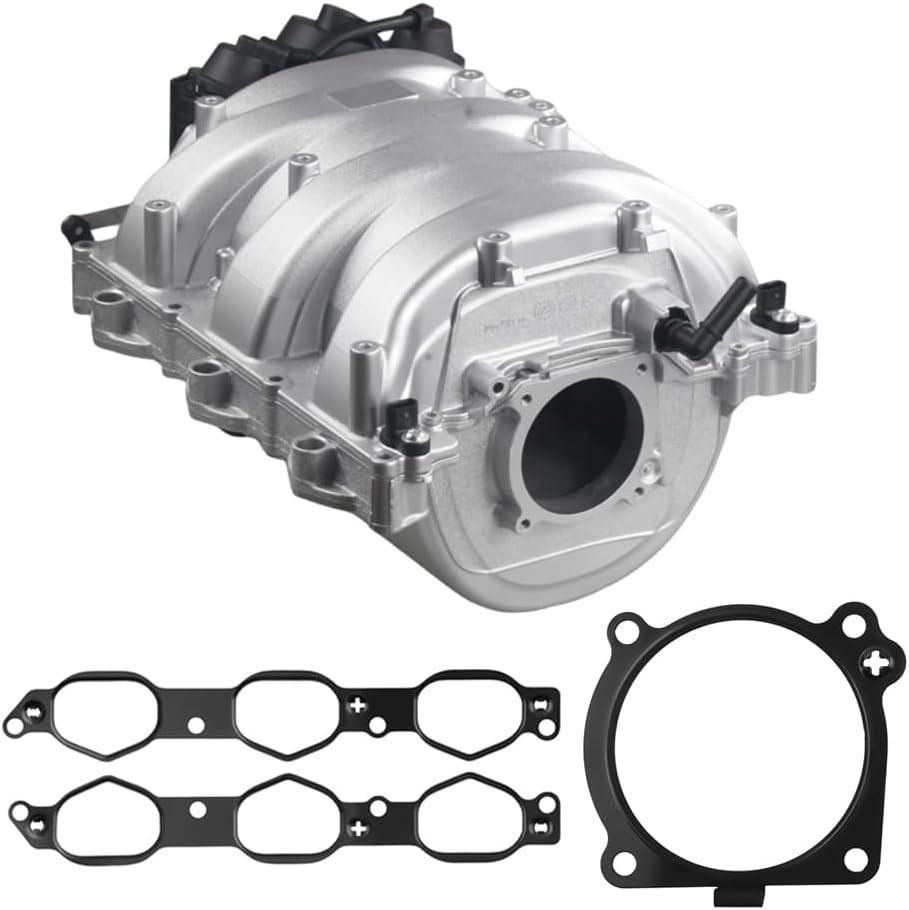 Intake Manifold with Gaskets Compatible with 2006-2013 Mercedes-Benz C230 C280 C300 C350 E280 E350 CLK350 GLK350 ML350 R350 S400 SLK280 SLK300 SLK350 V6 272 Engine Replaces 2721402401, 2721402201