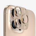 for iPhone 16 Pro Max/iPhone 16 Pro Camera Lens Protector, Not Easy to Break,Strong Adsorption, 1:1 Keep Original Lens Design,Tempered Glass Rear Camera Screen Cover-2 Pack, Rose Gold