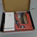 Manual Light Duty Staple Gun with 3000 Staples, ULEEY Upholstery Stapler, 6''4.5'' Hand Stapler Gun for Light Wood, Fabric, Crafts, Furniture, Compatible with D/T-Type Staples for Home DIY Projects