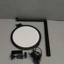 Weilisi 10.2" Desk Ring Light with Stand, 360 Rotate Desk Lamps for Home Office with C-Clamp, Flexible Height Desk Light, Adjust Arm Ring Light for Desk, Podcast, Gaming, Recording, Zoom Lighting