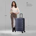 DUKAP SENSE 28-Inch Large Hardside Spinner Luggage Durable Zippered Blue