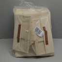 DIMJ Closet Organizers and Storage - Fabric Bins with Drawers for Closet Foldable Clothes Organizers with Clear Window, Stackable Storage Drawers for Bedroom, Living Room, 4-Pack, Beige