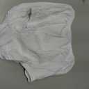 Adult Diaper Cover for Incontinence Noiseless Leak-Protection Underwear Plastic Pants Over Diapers Waterproof Rubber Pants (White, Large)