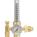 Victor Technologies 0781-2723 HRF-1425-580 Light Duty Flow Meter Cylinder Nitrogen/Argon/Helium Regulator, 50-38 SCFH Flow Range, 25 psig Outlet Pressure