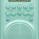 Sangean H205TQ Portable AM/FM/Weather Alert Digital Tuning Waterproof Shower Radio, Turquoise