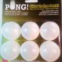 Pong Glow in The Dark Table Tennis Balls (6 Pack)