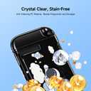 2 x JEMDO Clear Protective Case Compatible with Nintendo Switch 2 Only (2025), Slim Shockproof Cover with Soft TPU Joy-Con Shells & Hard PC Back, Anti-Yellowing