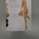 Hanes Perfect Nudes Run Resistant Tummy Control Girl Short Hosiery, M