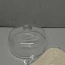 EliteVibe 10 inch Glass Microwave Splatter Cover, Glass Microwave Cover for Food, 5 Inch Tall Plate Splatter Lid Guard, Kitchen Serving Dish Covers, BPA Free, Non Plastic, Dishwasher Safe