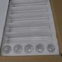 6 Set Hurricane Glass Candlestick Holders 12.6" Two Side Open Glass Candle Holders and 2.2" Taper Candlesticks Holder Bulk for Table Centerpiece Wedding Christmas Home Decor