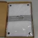 Seorsok Compatible with MacBook Air 13 Inch Case 2022-2018 Release A1932 A2179 M1 A2337 Touch ID,Elegant Leather Plastic Hard Shell Case with Keyboard Cover,Beige Woven Fabric No Logo Cutout Design