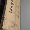 Huuger Computer Desk, 63 Inch Office Desk, Gaming Desk with Storage, Writing Desk Work Desk for Home Office, Study, Modern Simple Desk, Large Legroom, Metal Frame, Rustic Brown and Black