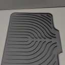 JACZZO Compact Dish Drying Mat (14.7" x 10.2") - Small Silicone Drainer Mat with Spout for RV, Apartment, Kitchenette & Bar Counters, Heat Resistant (Gray)