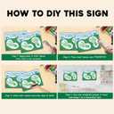 2 x Best Grandpa by Par Golf Papa Footprint Craft for Fathers Day, Christmas Gift, Kids Handprint Art Grandfather, Handprints, DIY Baby Toddler Keepsake, Golfer, Golf Lovers Memory Keepsake Par-FECT