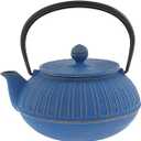 Iwachu Japanese Iron Tetsubin Teapot, Azure