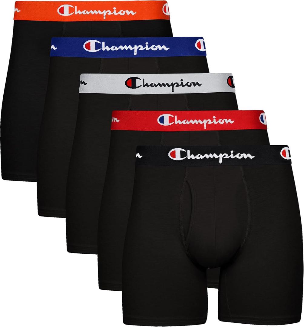 Champion Men's Everyday Cotton Stretch- 5 Pack (Large) Champion Men's Everyday Cotton Stretch- 5 Pack (Large)