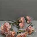 Yunsailing 8 Packs Artificial Peony Flowers Faux Silk Hydrangea Bouquet Vintage Wedding Home Table for Door Decor Reusable Bouquet of Rose Flowers for Valentine Wedding Birthday Party(Light Pink)