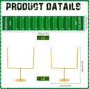 3 PCS Metal Football Goal Post Decoration Football Table Decor Football Field Goal Post Decoration Football Table Decorations for Football Theme Birthday Party Supplies