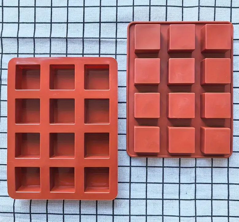 Ice Lattice Bakeware Silicone Cake Mold Tool, Pudding Ice Cream Handmade Cake Mold 2 Pack