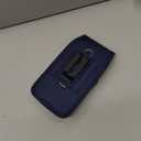 ykooe Cell Phone Holster Compatible with iPhone 16/15/14/13/12 Pro Max & Plus,17 Air Models - Belt Clip and Card Holder, Blue, XL