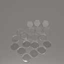 uxcell 20 Pcs 25mm Silver Dollar Coin Holders, Plastic Coin Capsule Covers Acrylic Clear Round Coin Collection Supplies Container for Silver Coin Protectors or NFC Tag