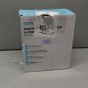 Mini Hot and Iced Coffee Maker Single Serve, for K Cup and Ground, 6 to 14 Oz Brew Sizes, with Recipe Book, for Home, Travel, RV, Office and Dorm, Classic Black (2.0 Version)