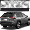 Envelope Style Cargo Net Compatible with Toyota RAV4 New 2025 2024 2023 2022 2021 2020 2019 2018 2017-2013 Trunk Car Rear Tailgate Netting Upgraded